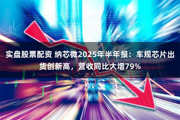 实盘股票配资 纳芯微2025年半年报：车规芯片出货创新高，营收同比大增79%