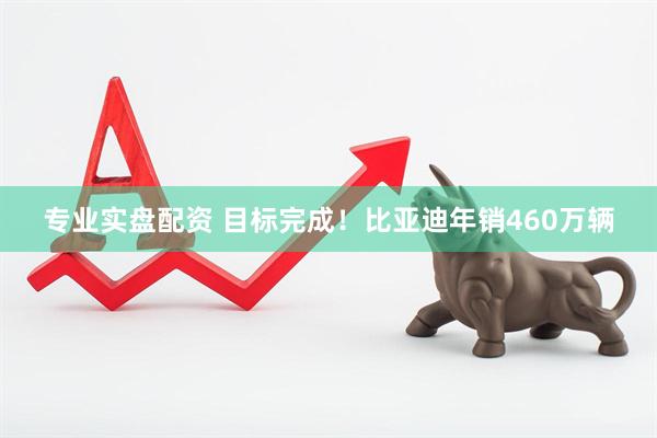 专业实盘配资 目标完成！比亚迪年销460万辆