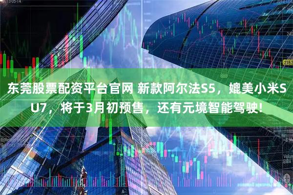 东莞股票配资平台官网 新款阿尔法S5，媲美小米SU7，将于3月初预售，还有元境智能驾驶!